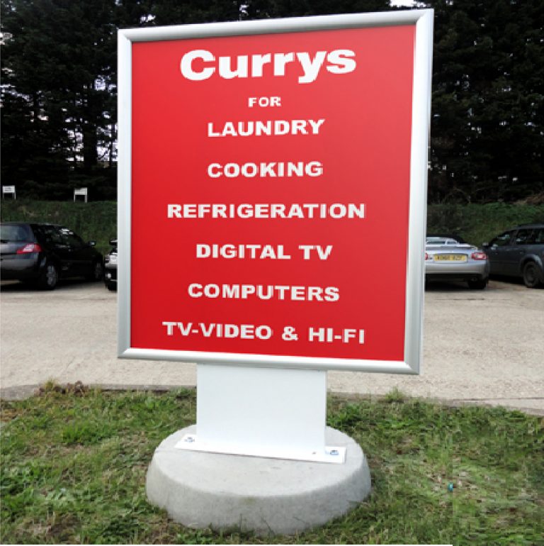 Static Pavement Signs