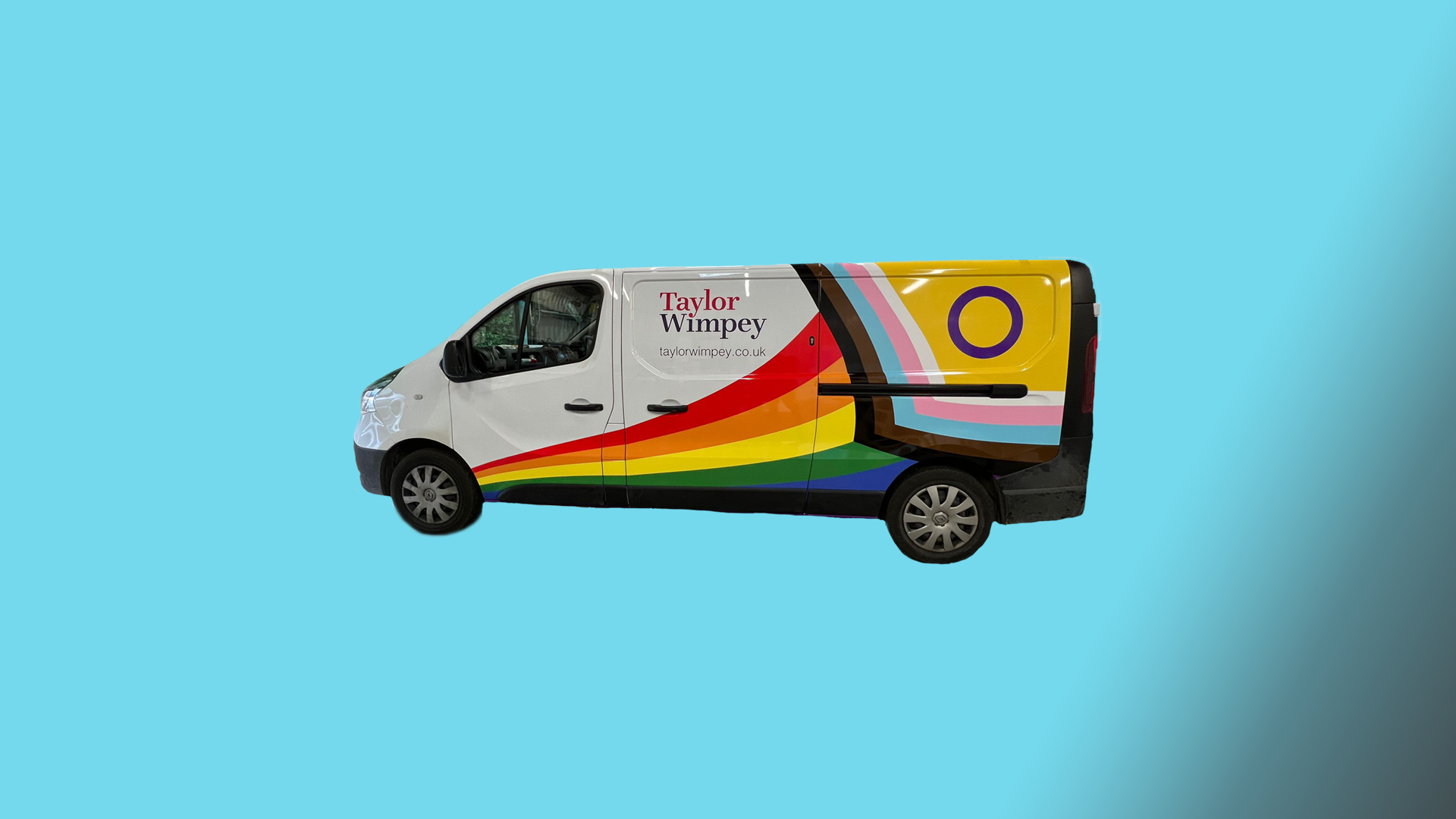 Pride Month Van Wrap for Taylor Wimpey