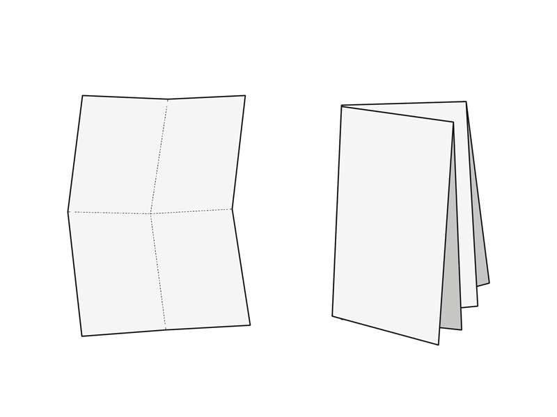 a5 pamphlet printing cross fold leaflet