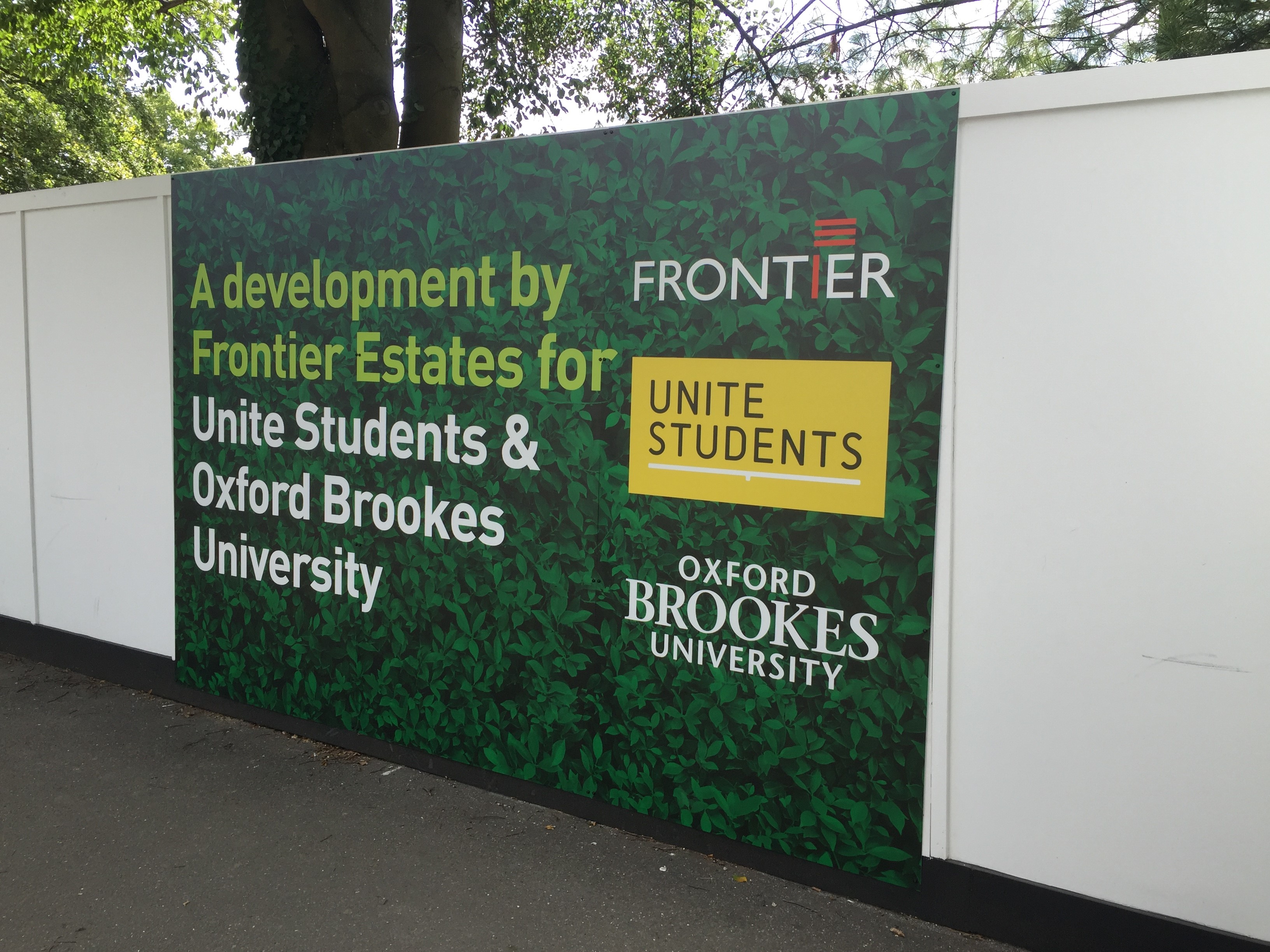 Construction Site Hoarding Graphics Sign Logic